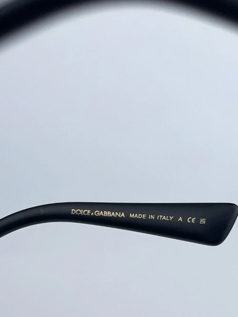 DOLCE & GABBANA DG2294 01/87 BLACK PILOT DARK GREY SUNGLASSES